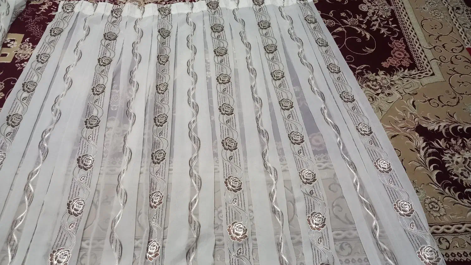 پرده تمیز وسالم|پرده، رانر، رومیزی|قروه, |دیوار