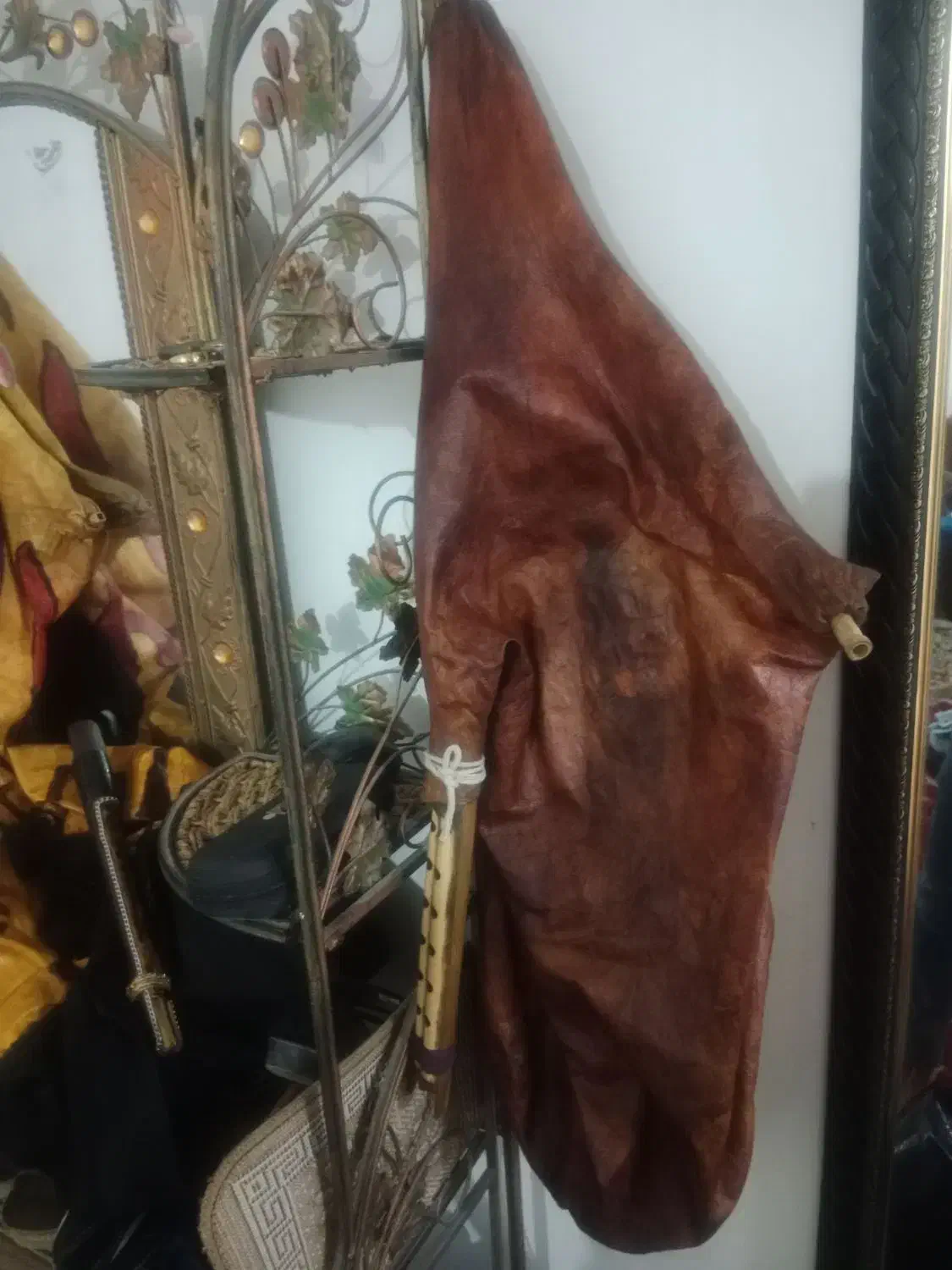 نی انبان نیهنبون دسته و پوست بم|سازهای بادی|بندر ماهشهر, |دیوار