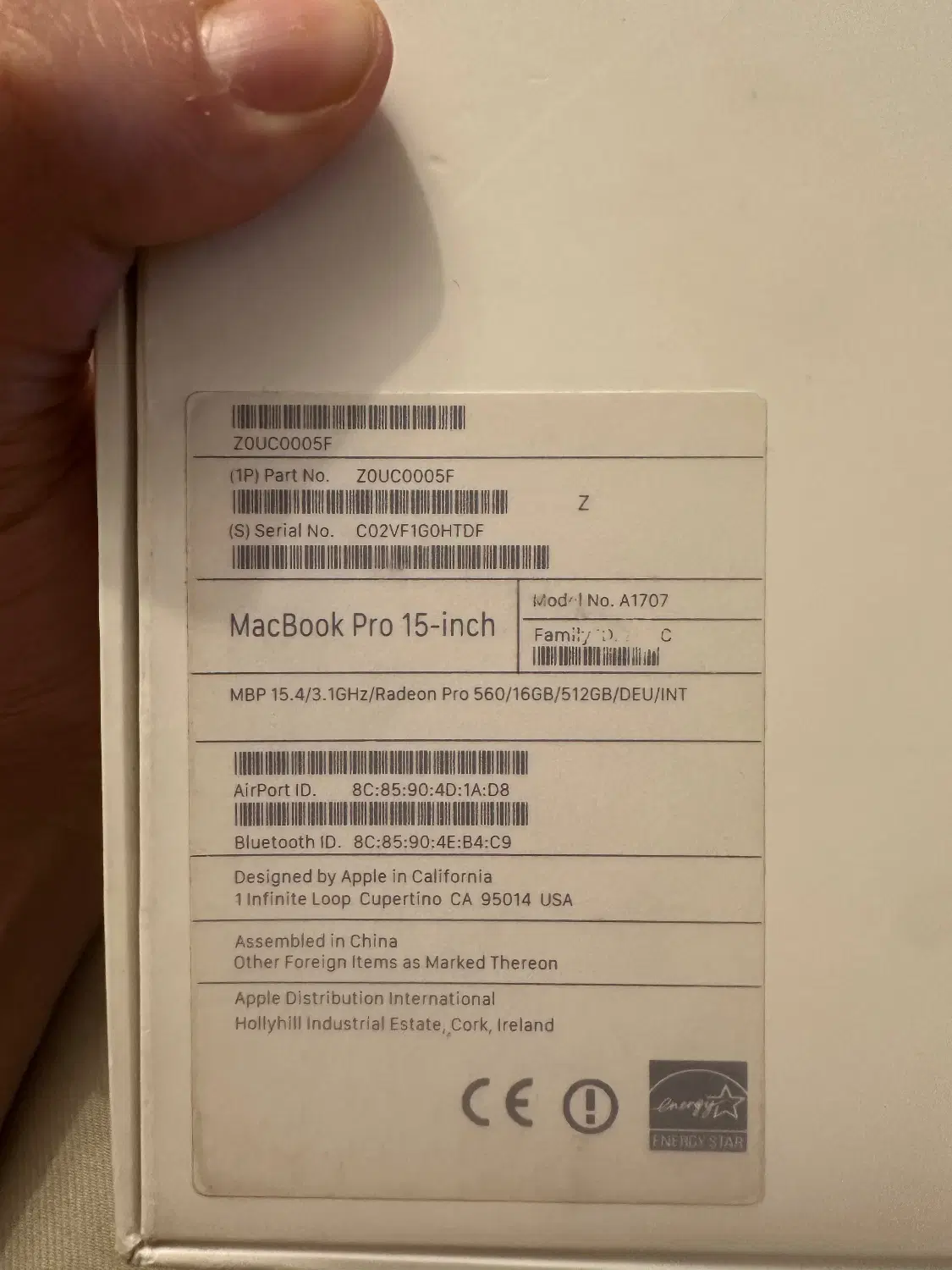 Macbook pro 2017|رایانه همراه|تهران, شادمان|دیوار