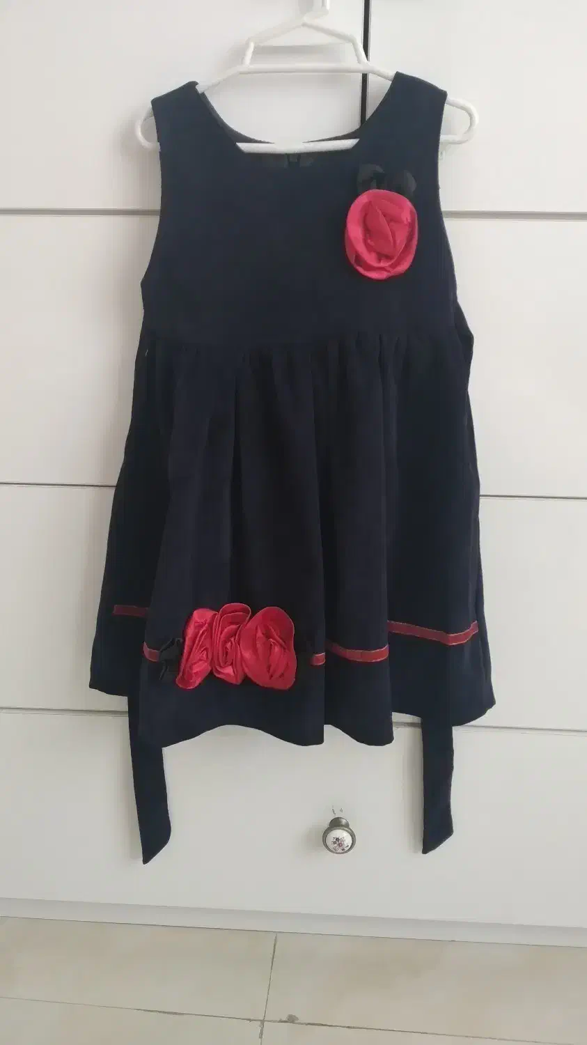 پیراهن مخمل مجلسی دخترانه خارجی|کفش و لباس بچه|مشهد, ولیعصر (شهرک غرب)|دیوار