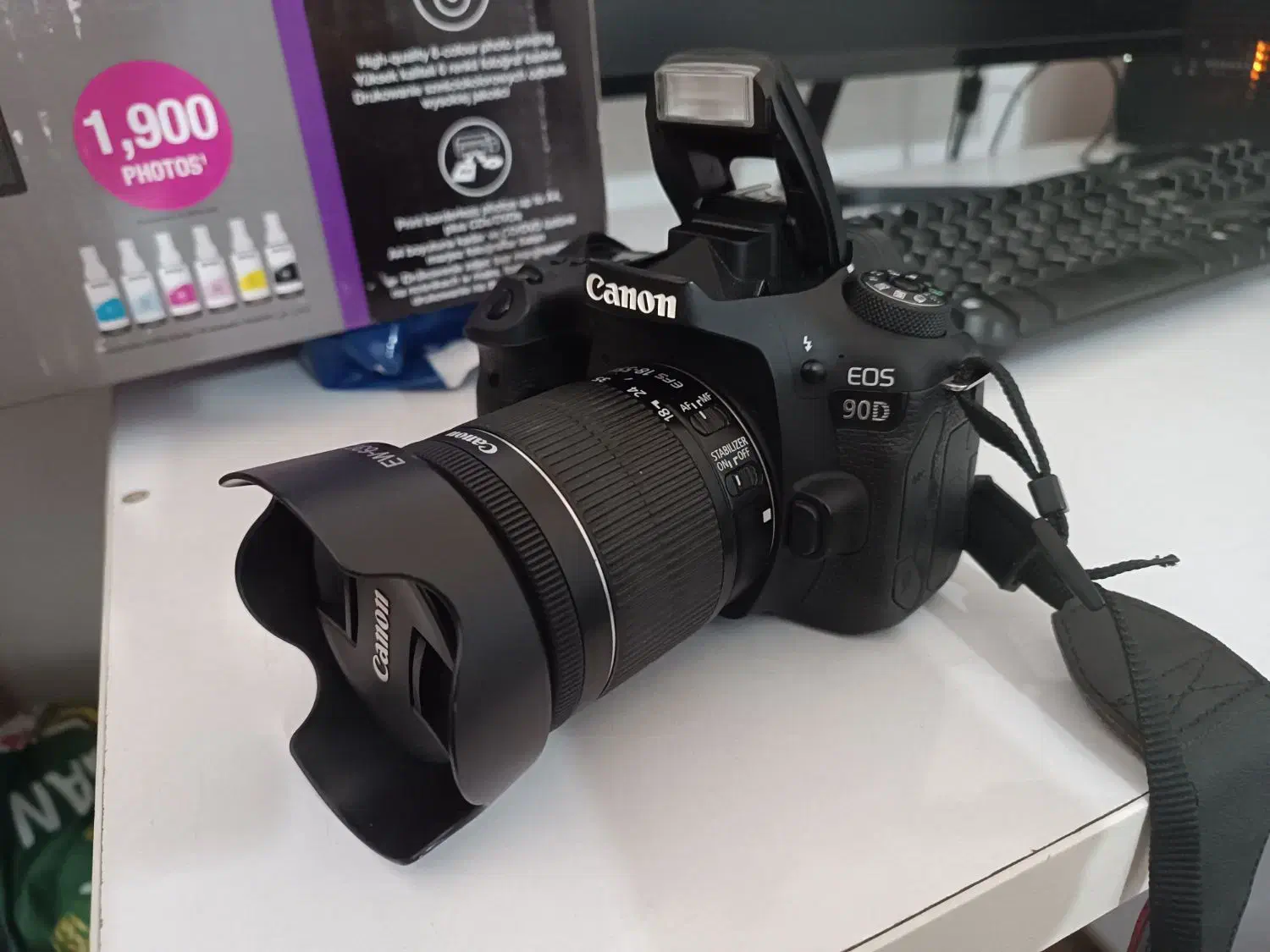 دوربین عکاسی کانن با لنز|دوربین عکاسی و فیلم‌برداری|کرمانشاه, |دیوار