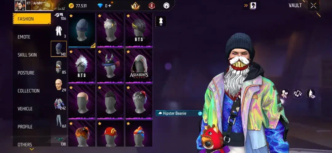 اکانت فری فایر طاق|کنسول، بازی ویدئویی و آنلاین|پاپی, |دیوار