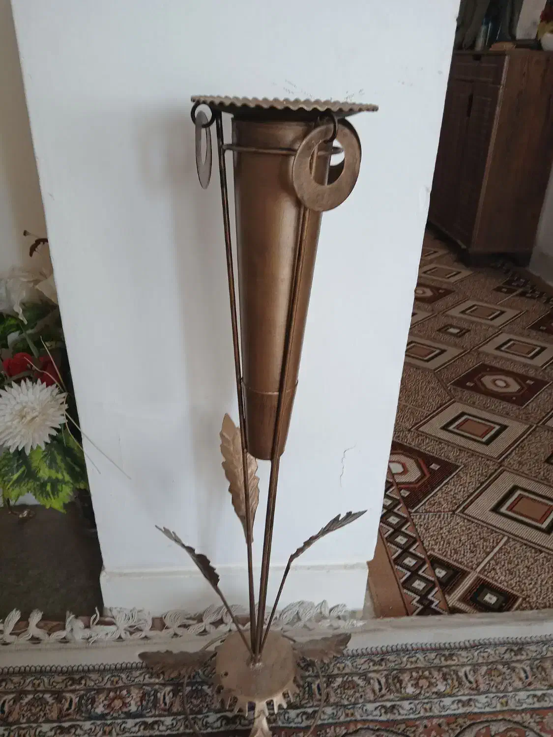 گلدان پایدار|گل مصنوعی|کارزان, |دیوار