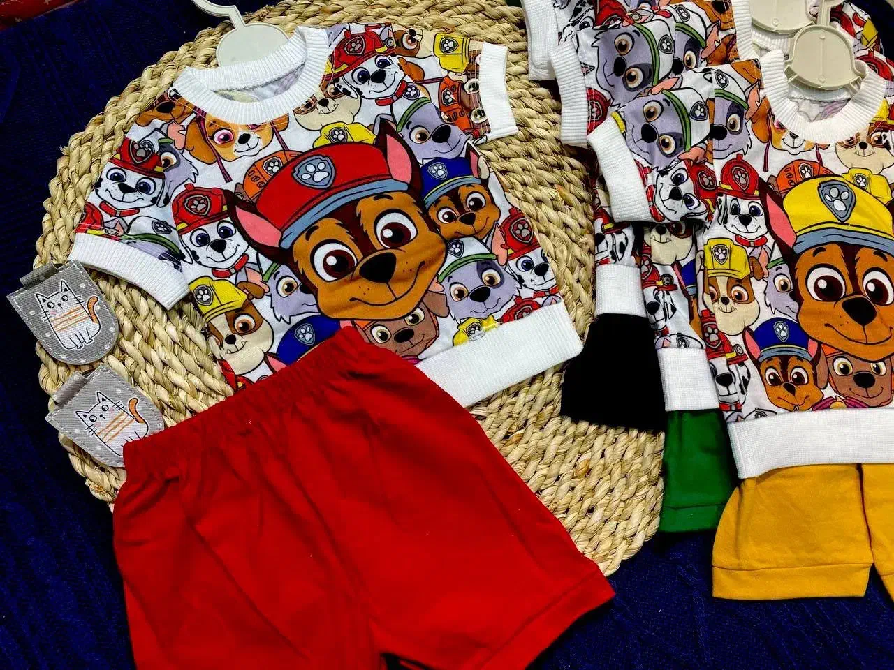 کارخانه عمده-ست پنبه اسپان پسر اویزی فول چاپ|کفش و لباس بچه|بندرعباس, |دیوار