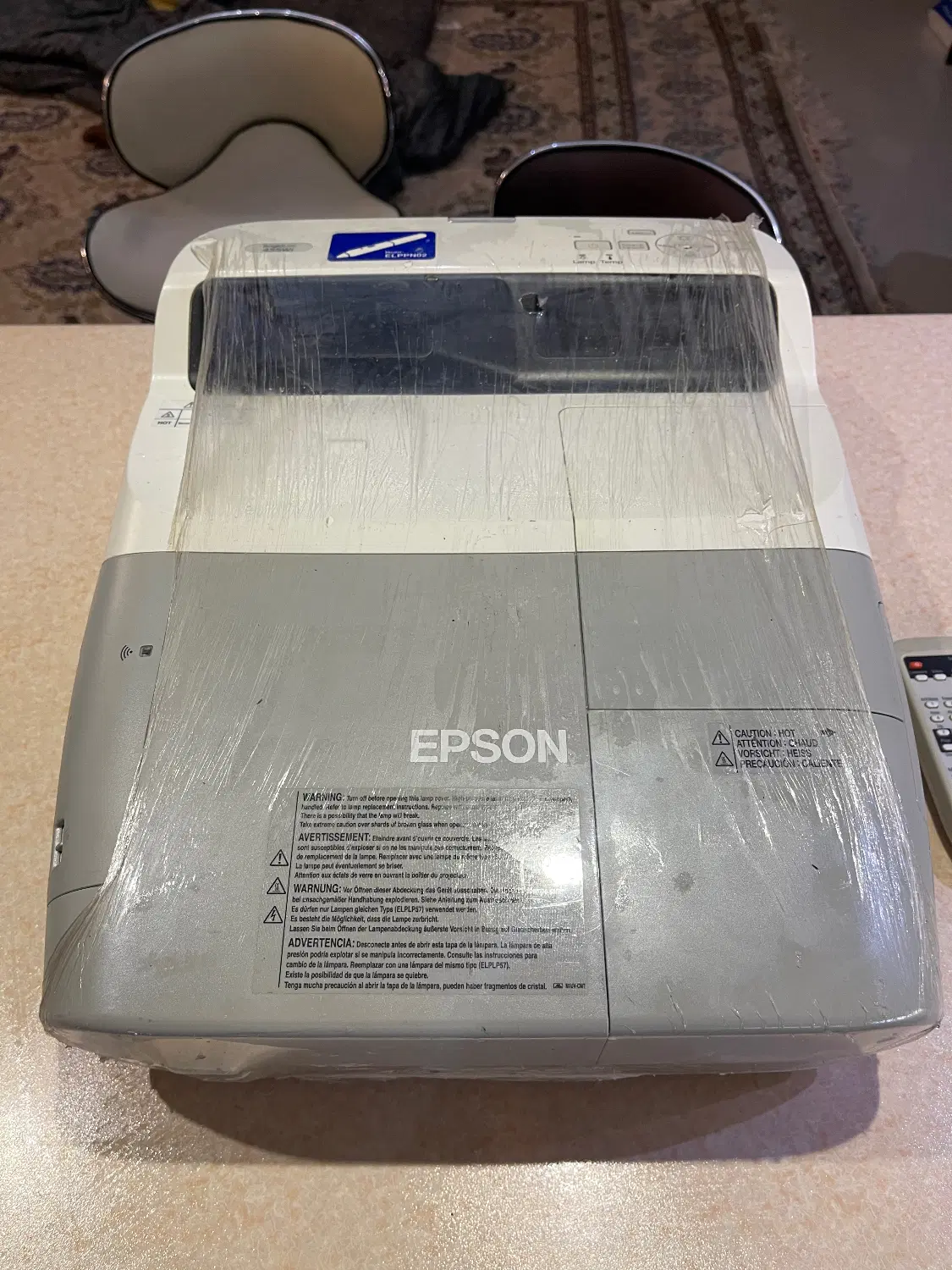 ویدئو پروژکتور اپسون Epson EB-455Wi با قلم و کنترل|تلویزیون و پروژکتور|اصفهان, عباسآباد|دیوار