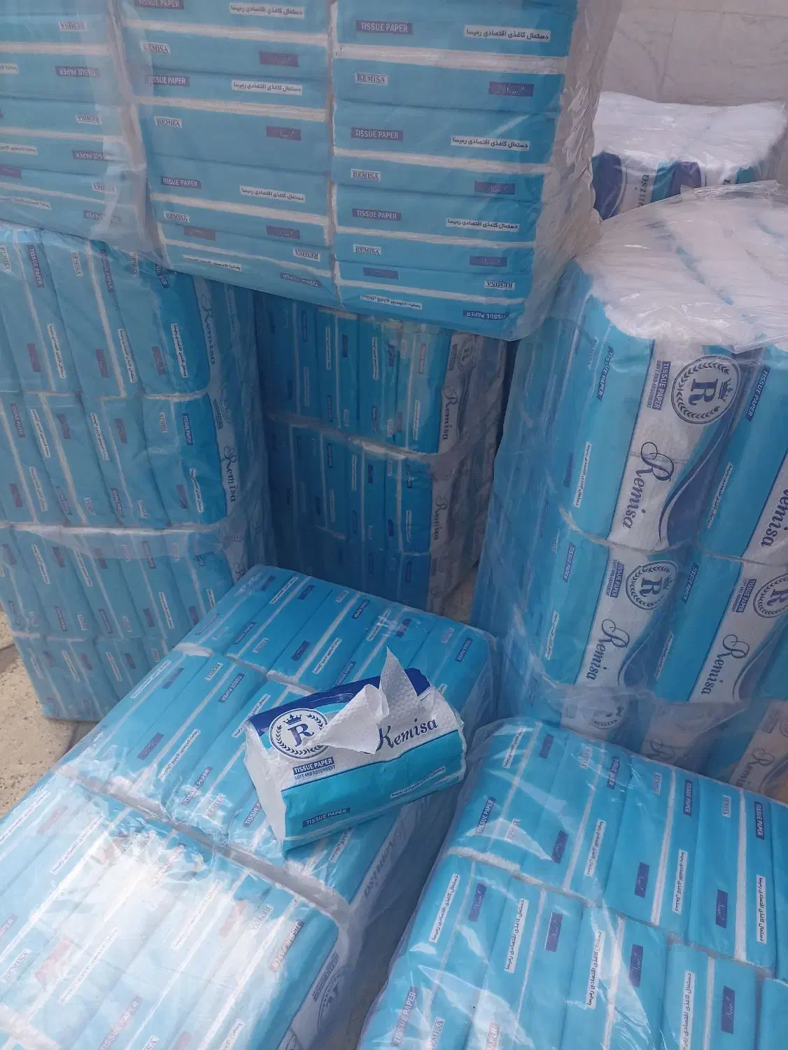 دستمال اقتصادی رمیسا ۱۰۰برگ|مواد شوینده و دستمال کاغذی|کرج, کمال‌شهر|دیوار