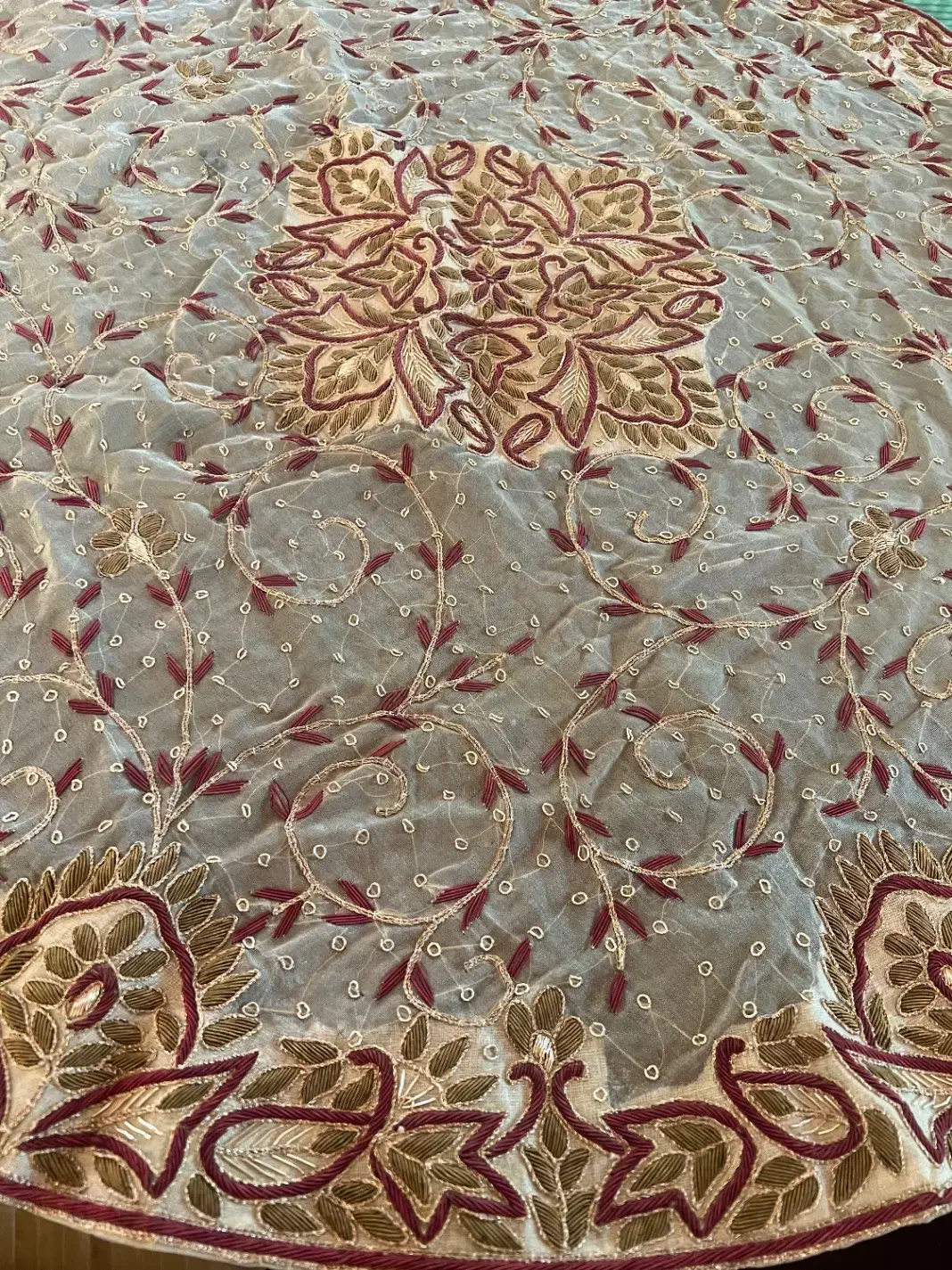 دو عدد رومیزی سرمه دوزی|پرده، رانر، رومیزی|تهران, ائمه اطهار|دیوار