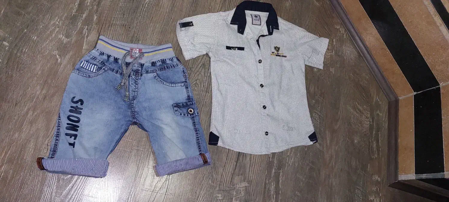 لباس پسرانه از ۱ سال تا ۸ سال|کفش و لباس بچه|رشت, معلم|دیوار