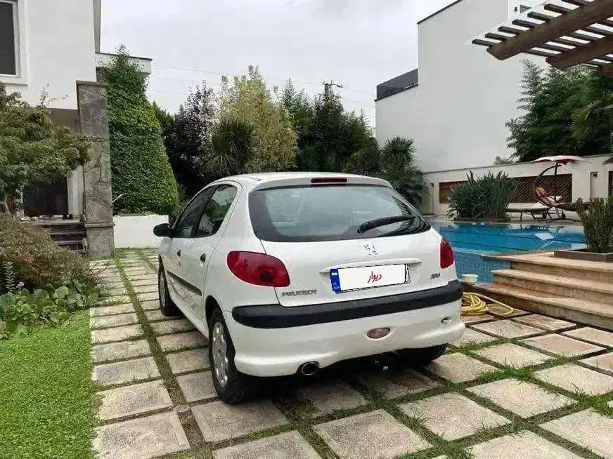 پژو 206 تیپ ۲، مدل ۱۳۸۹ بدون تصادف|خودرو سواری و وانت|رویان, |دیوار