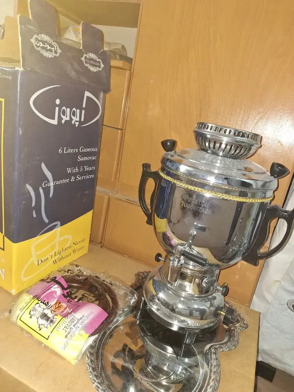 سماور گازی ۶ لیتری|سماور، چایساز، قهوهساز|زارچ, |دیوار