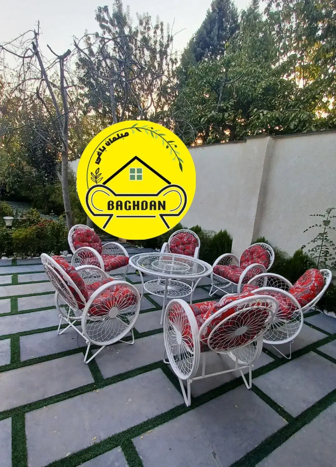 مبلمان باغی تولیدی مبل راحتی میزو صندلی باغدان|مبلمان خانگی و میز عسلی|چهارباغ, |دیوار