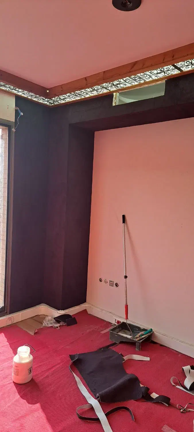 نصاب کاغذدیواری وپوستر وپارچه شرق وشمال تهران|خدمات پیشه و مهارت|تهران, اختیاریه|دیوار