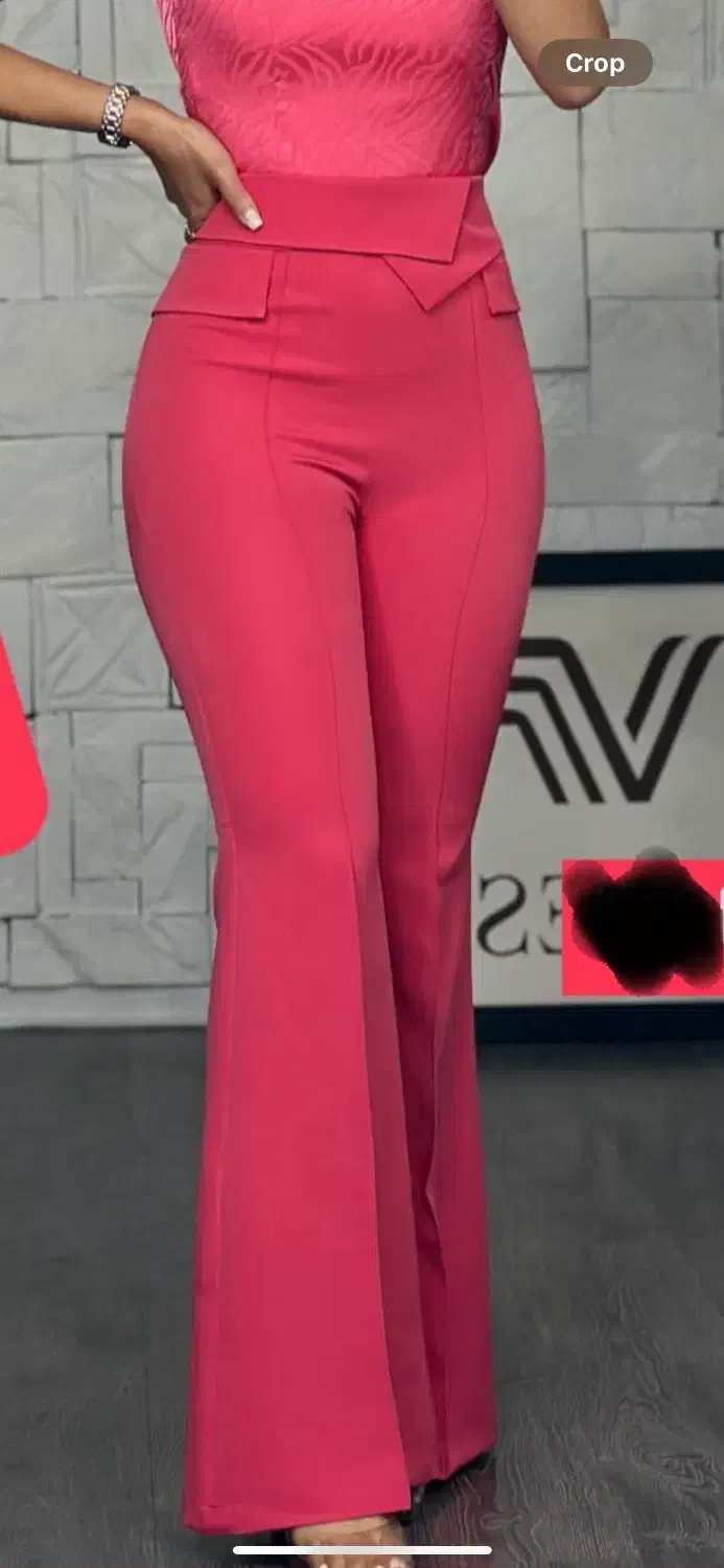 یک عدد لباس مجلسی نارنجی و یک عدد شلوار صورتی|لباس|تهران, شهرک رضویه|دیوار