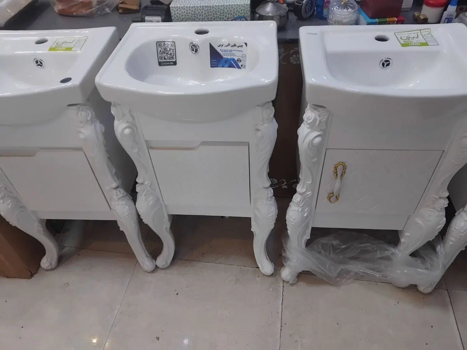 روشویی کابینتی دار|لوازم سرویس بهداشتی|رشت, نظری|دیوار