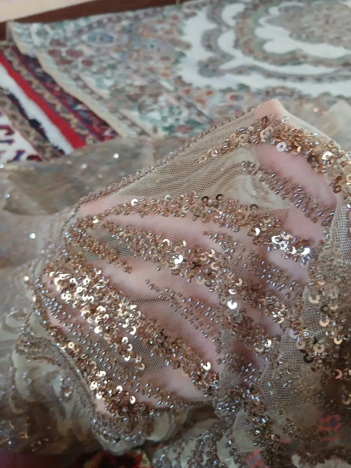 لباس مجلسی بلند و کارشده|لباس|بستان آباد, |دیوار