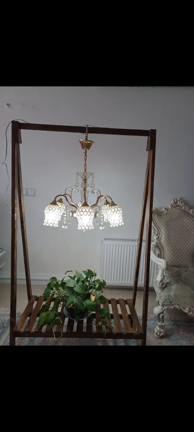 لوستر فلزی|لوستر و چراغ آویز|قم, زنبیل آباد|دیوار