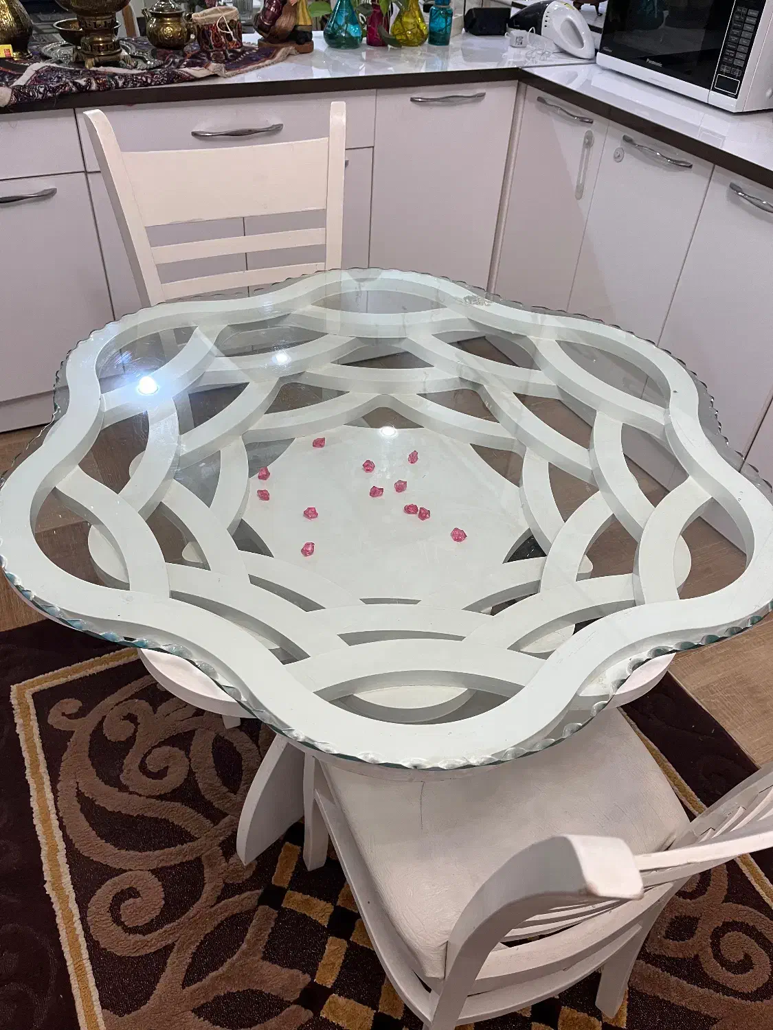 میز آشپزخانه نو چهار نفره|میز و صندلی غذاخوری|رفسنجان, |دیوار