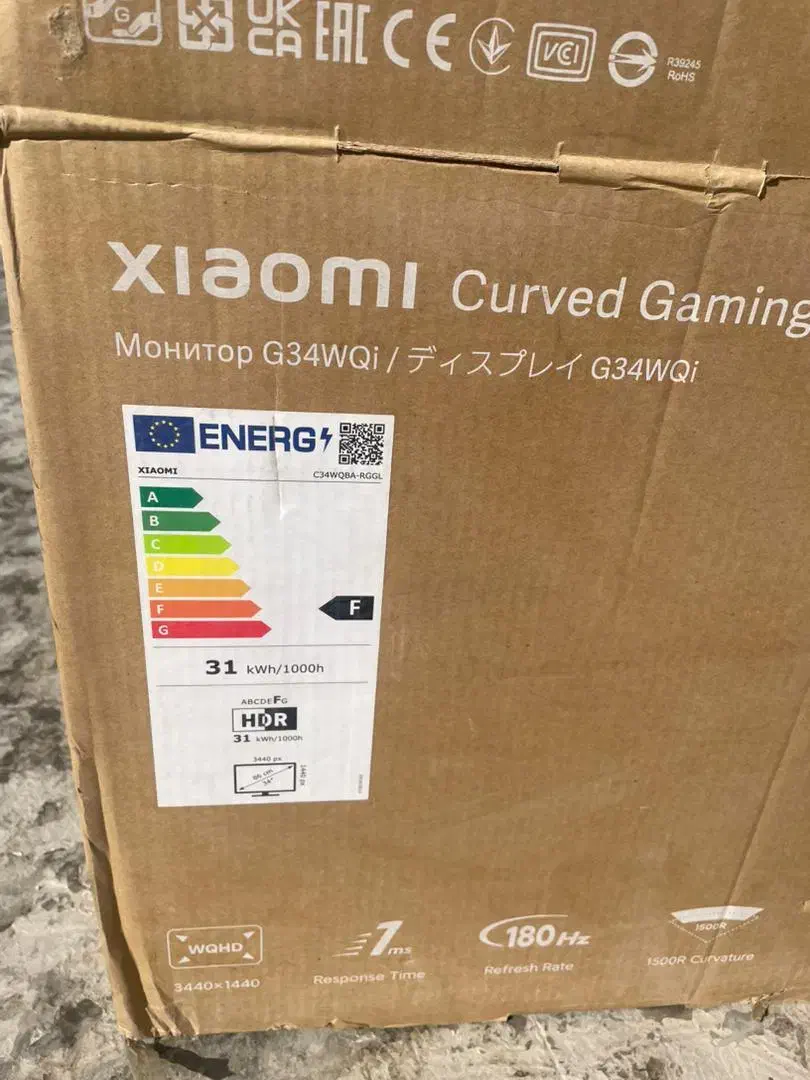 مانیتور گیمینگ 34اینچ شیاومی|قطعات و لوازم جانبی رایانه|اصفهان, مسجد مصلی|دیوار