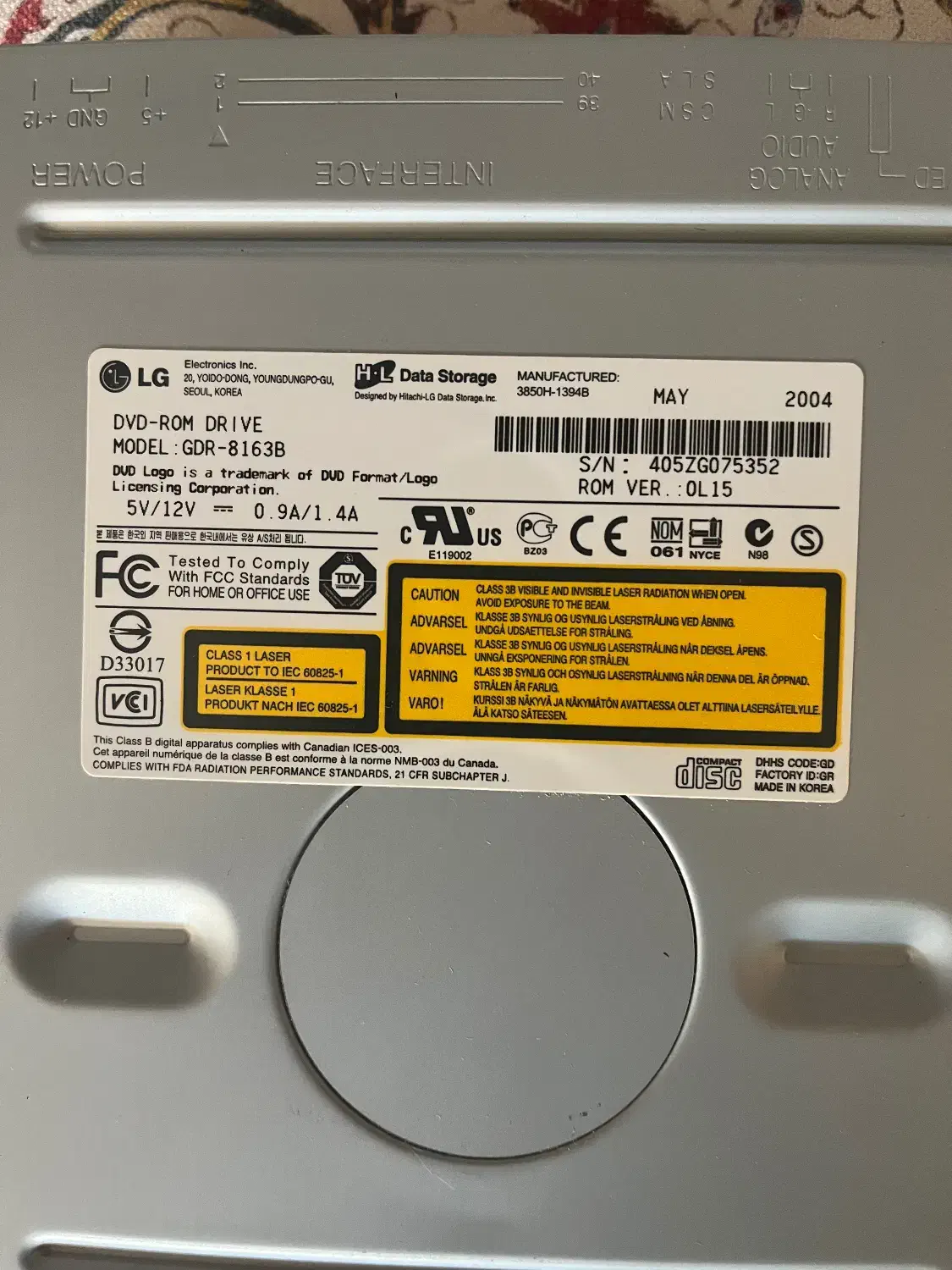 دی وی دی رام Dvd rom|قطعات و لوازم جانبی رایانه|اصفهان, محله سفلی|دیوار