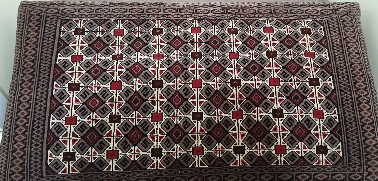 یک جفت پشتی دستباف ترکمن|پشتی|بناب, |دیوار