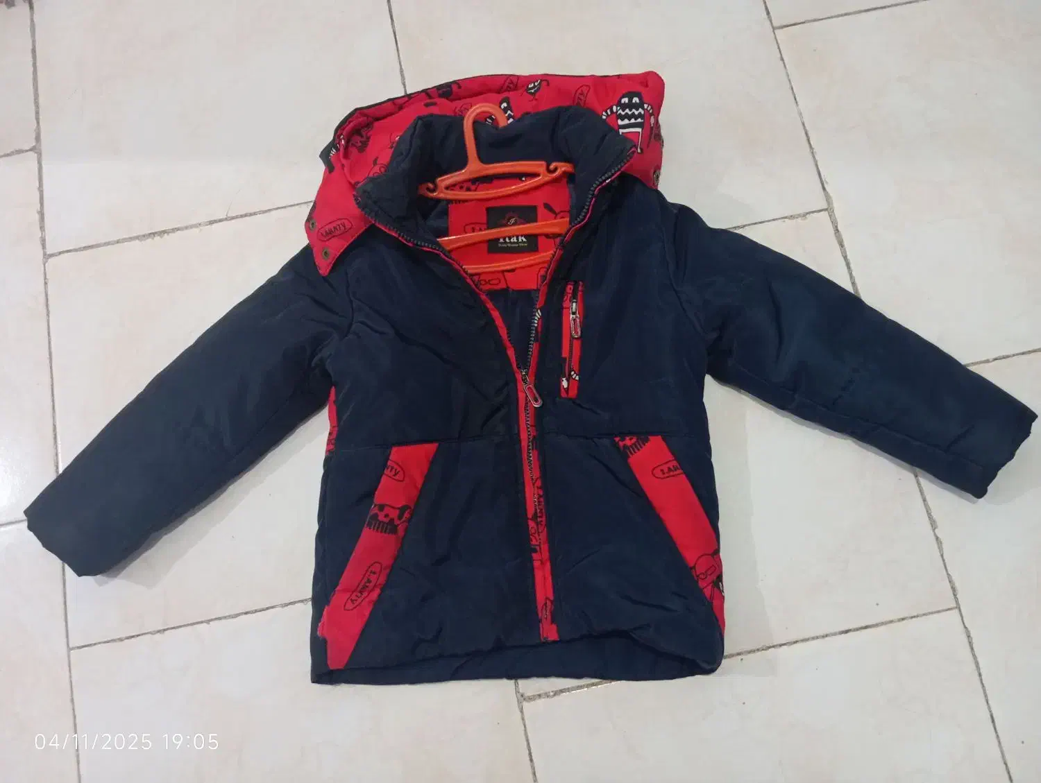 کاپشن پسرانه سایز50|کفش و لباس بچه|گرگان, |دیوار