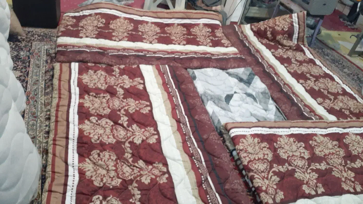 لحاف کرسی گلبانو|رختخواب، بالش، پتو|مشهد, چهارچشمه|دیوار