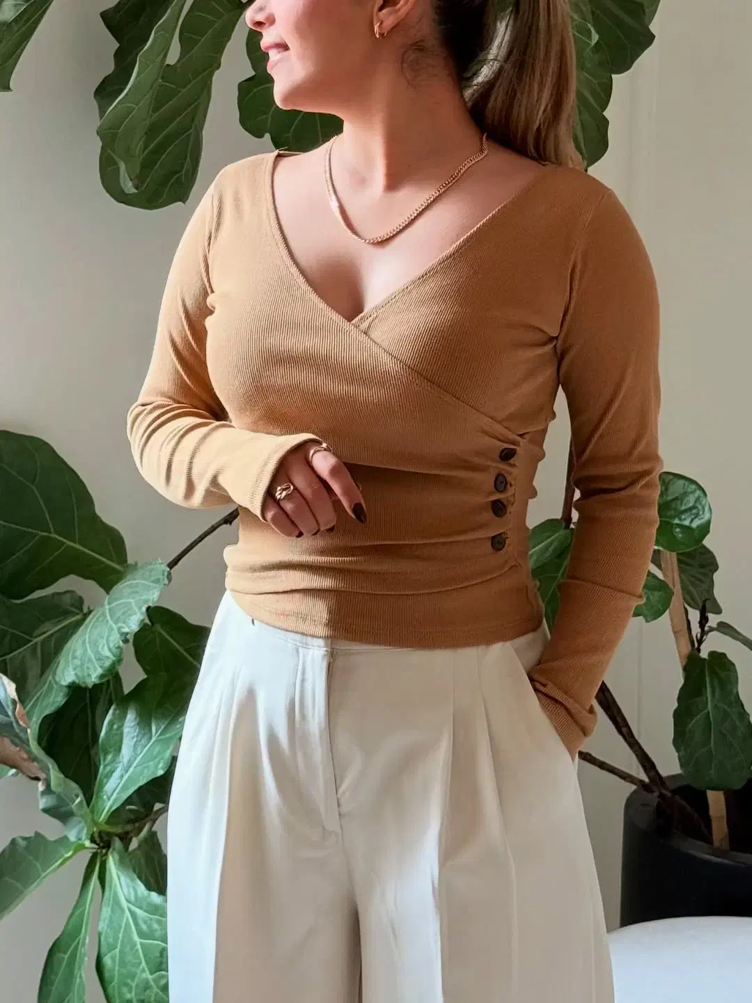 دو مدل آستین بلند یراقکاری و چپ و راستی دکمه چوبی|لباس|رودسر, |دیوار