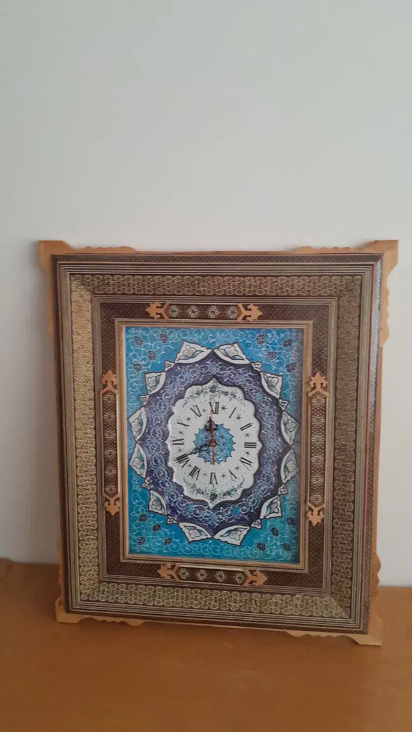 ساعت میناکاری و منبت اصفهان|ساعت دیواری و تزئینی|زنجان, |دیوار
