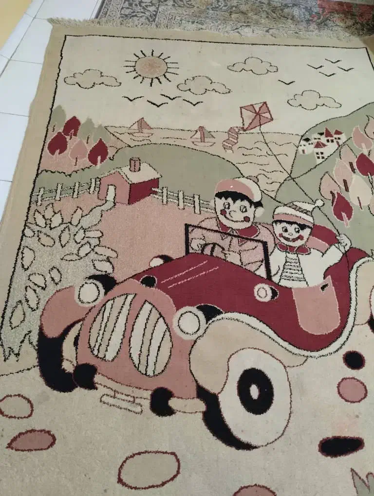 قالیچه ۴ متری|فرش|رشت, نیکمرام|دیوار