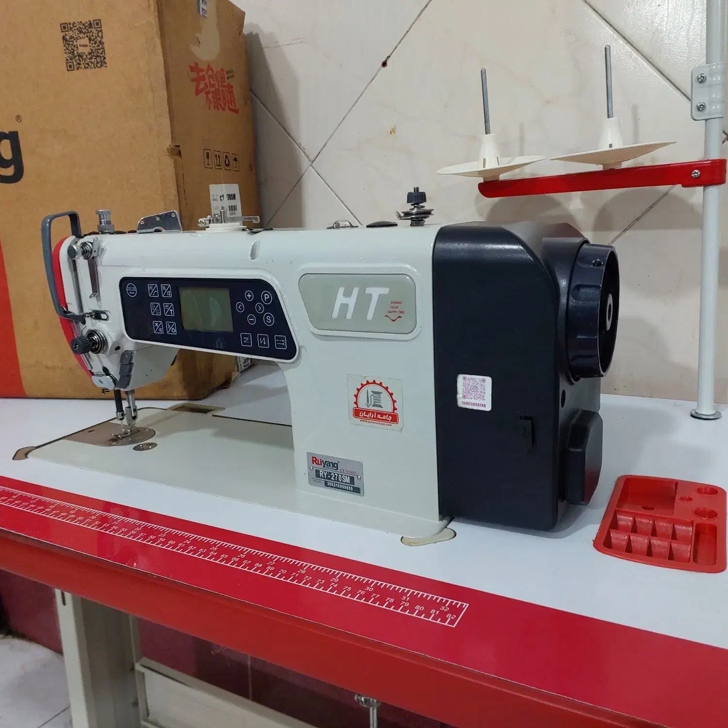 چرخ راسته فول کامپیوتری رویانگ 270sm سخنگو درحدنو|چرخ خیاطی و ریسندگی|تهران, سجاد|دیوار