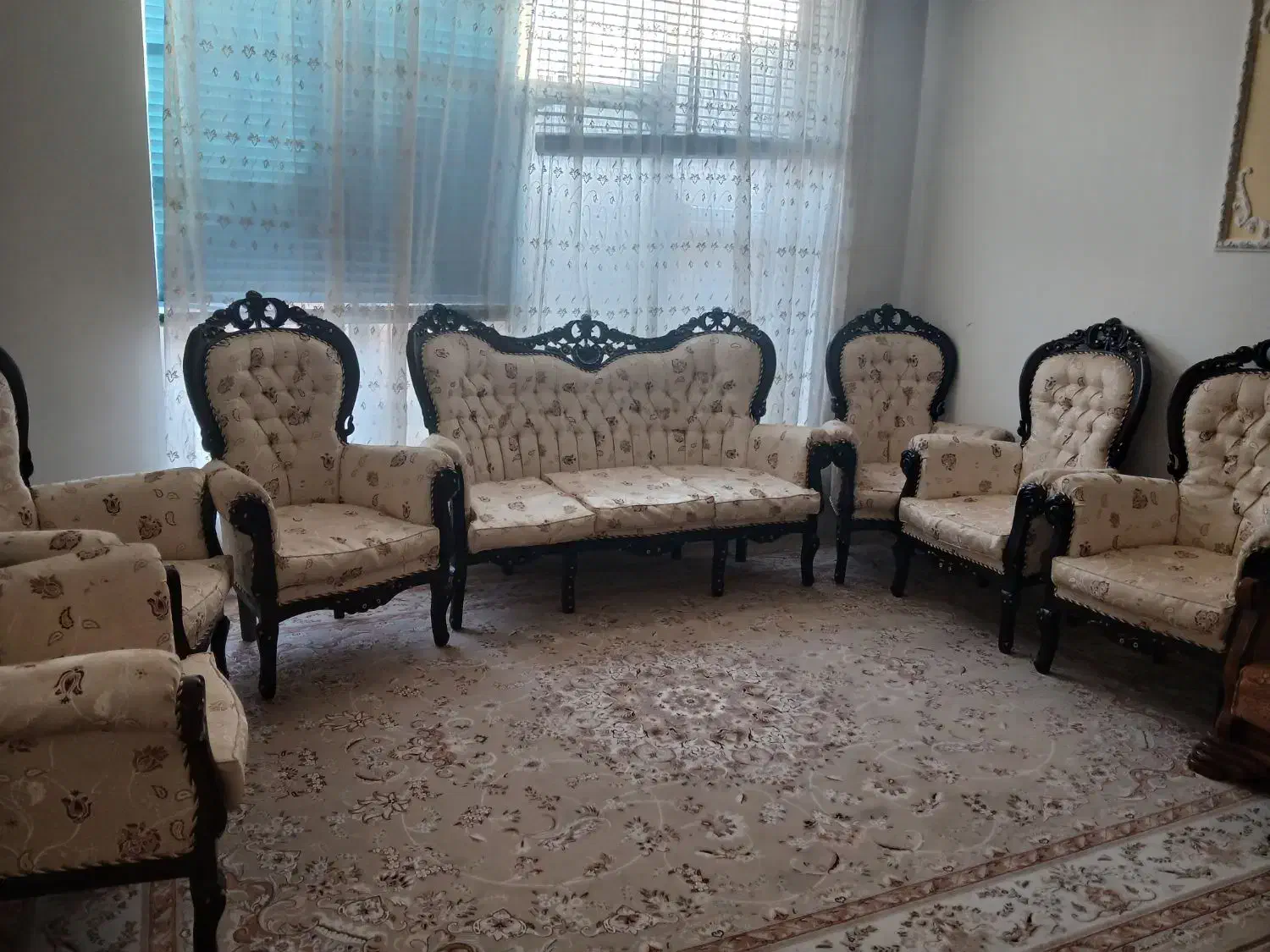 فروش مبل ۹ نفره|مبلمان خانگی و میز عسلی|اقلید, |دیوار