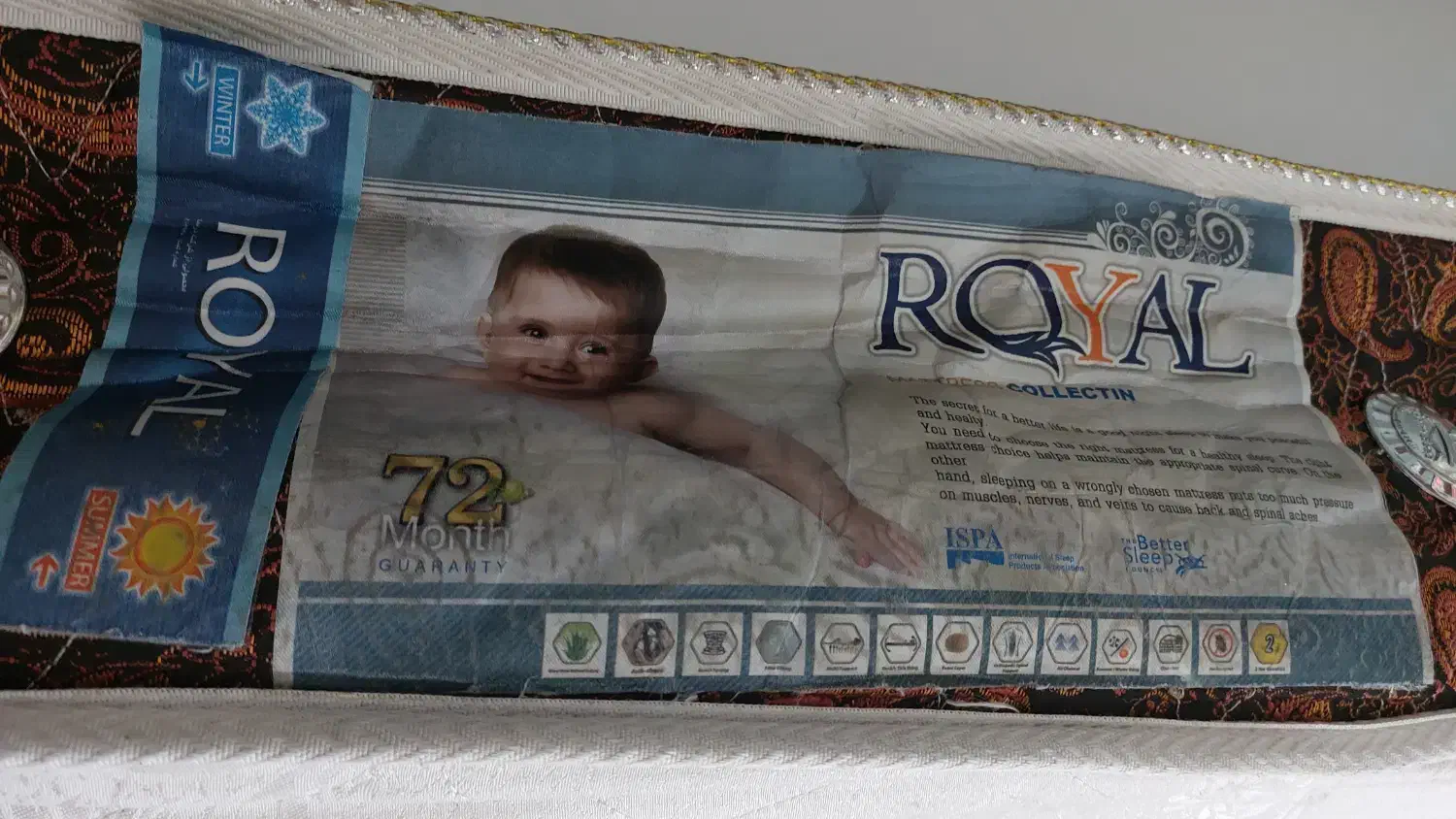 تشک تخت دونفره|تشک تختخواب|قرق, |دیوار