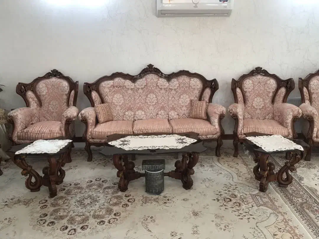 مبل سلطنتی ***سفارشی سازمناسب جهیزیه|مبلمان خانگی و میز عسلی|قم, زنبیل آباد|دیوار