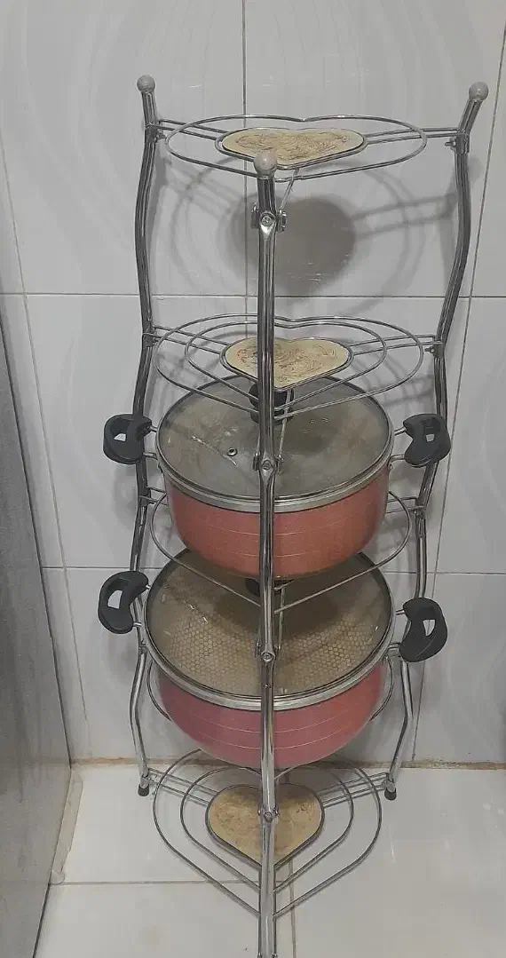 سرویس قابلمه تفلون با پایه|ظروف پخت‌وپز|بیرجند, |دیوار