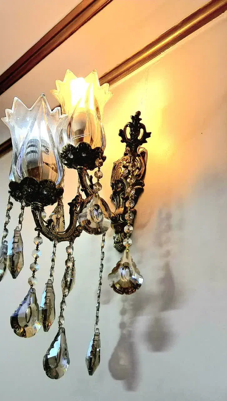 دیوارکوب برنز|لوستر و چراغ آویز|قم, علی آباد سعدگان|دیوار