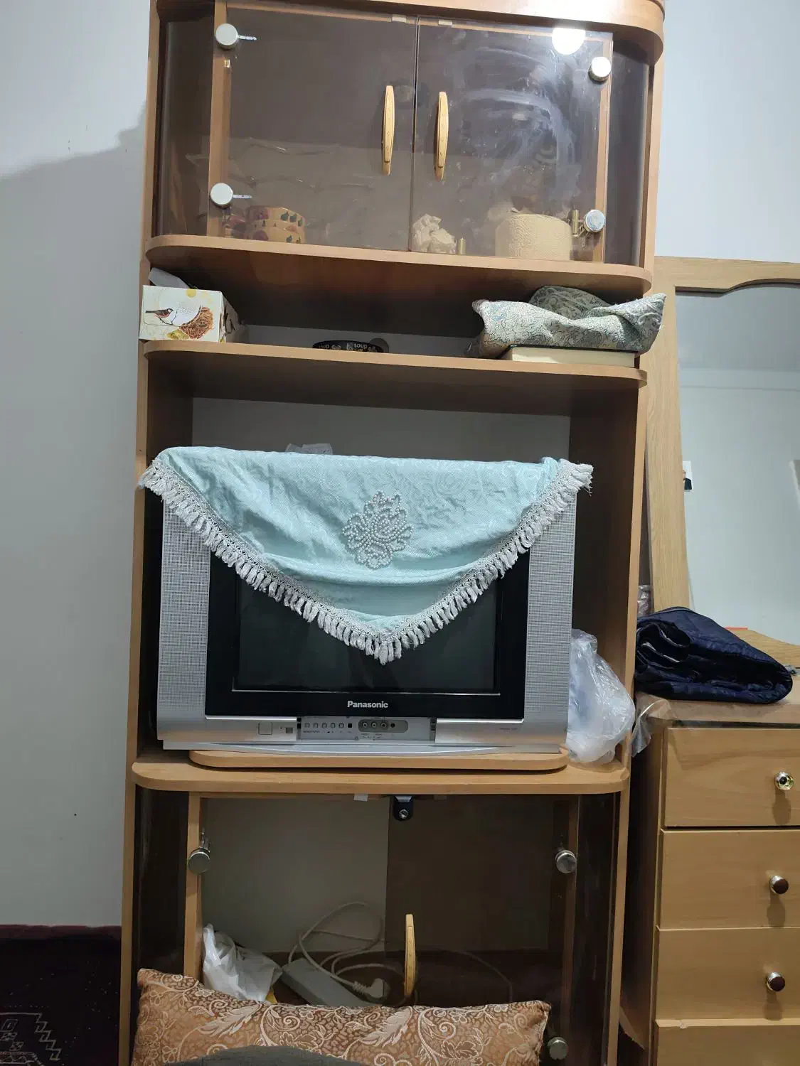 تلویزیون ۲۱ اینچ لامپی|تلویزیون و پروژکتور|گناباد, |دیوار