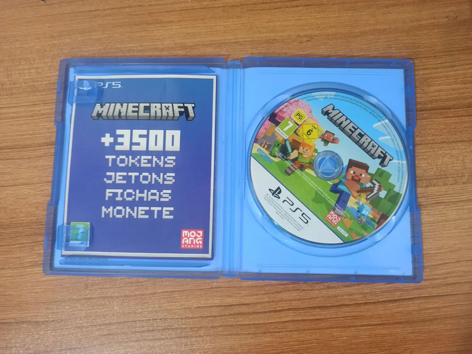 سی دی ماینکرافت ps5 همراه با ۳۵۰۰ توکن|کنسول، بازی ویدئویی و آنلاین|بندرعباس, |دیوار