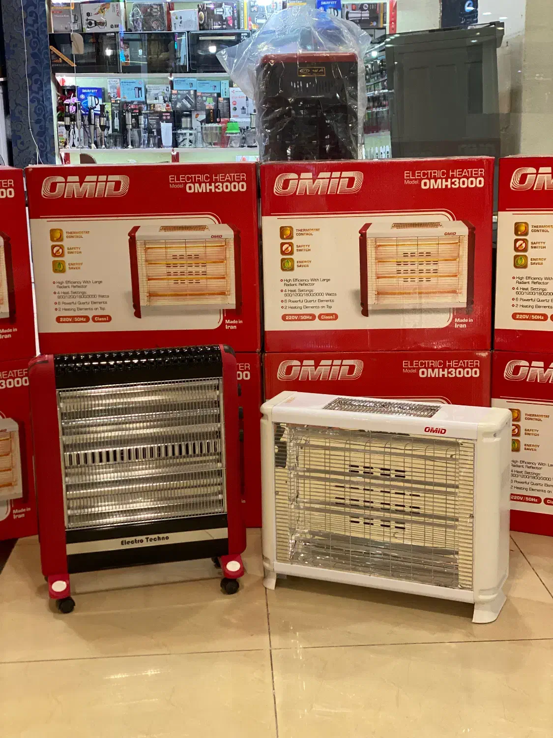 بخاری برقی ۶المنت مدل OM-3000 فن دار|بخاری، هیتر، شومینه|مشهد, شهید آوینی|دیوار