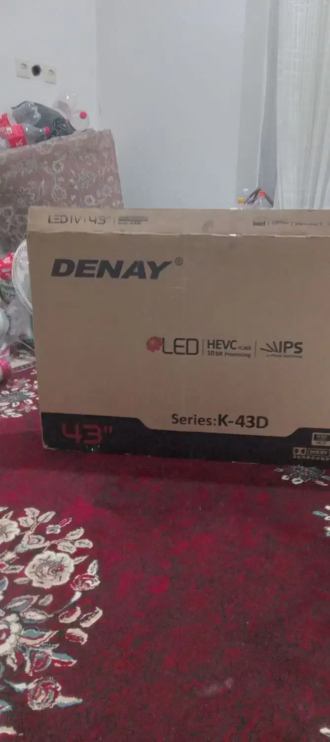 تلوزیون‌دنای‌‌‌‌‌۴۳اینچ‌‌‌‌فقد|تلویزیون و پروژکتور|سرخنکلاته, |دیوار