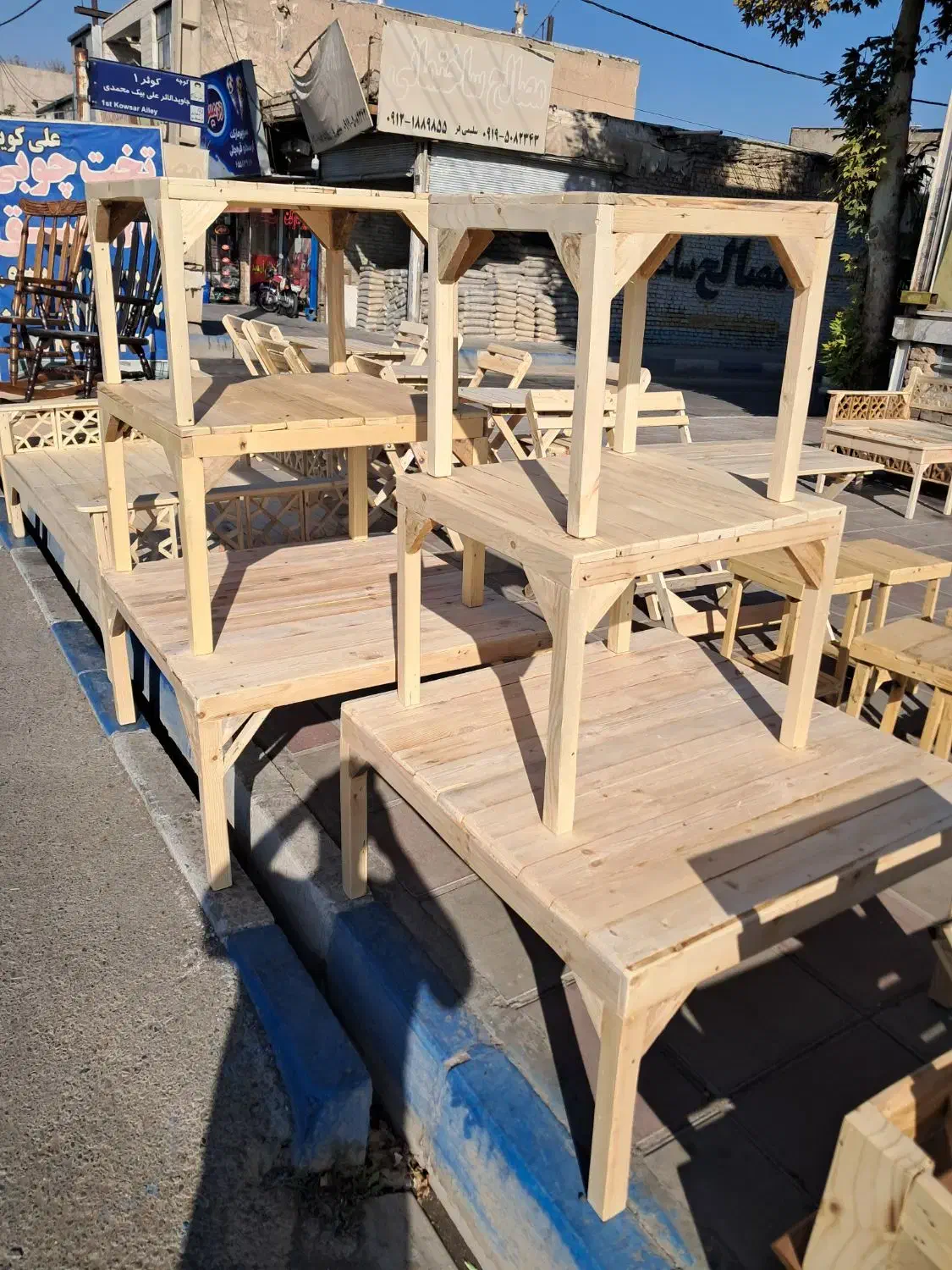 کرسی چوبی .کرج شهریار فردیس مارلیک|بخاری، هیتر، شومینه|کرج, برغان|دیوار