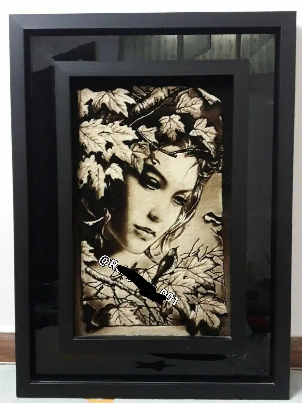 تابلو فرش دست بافت نخ مرینوس|تابلو فرش|قم, بنیاد|دیوار