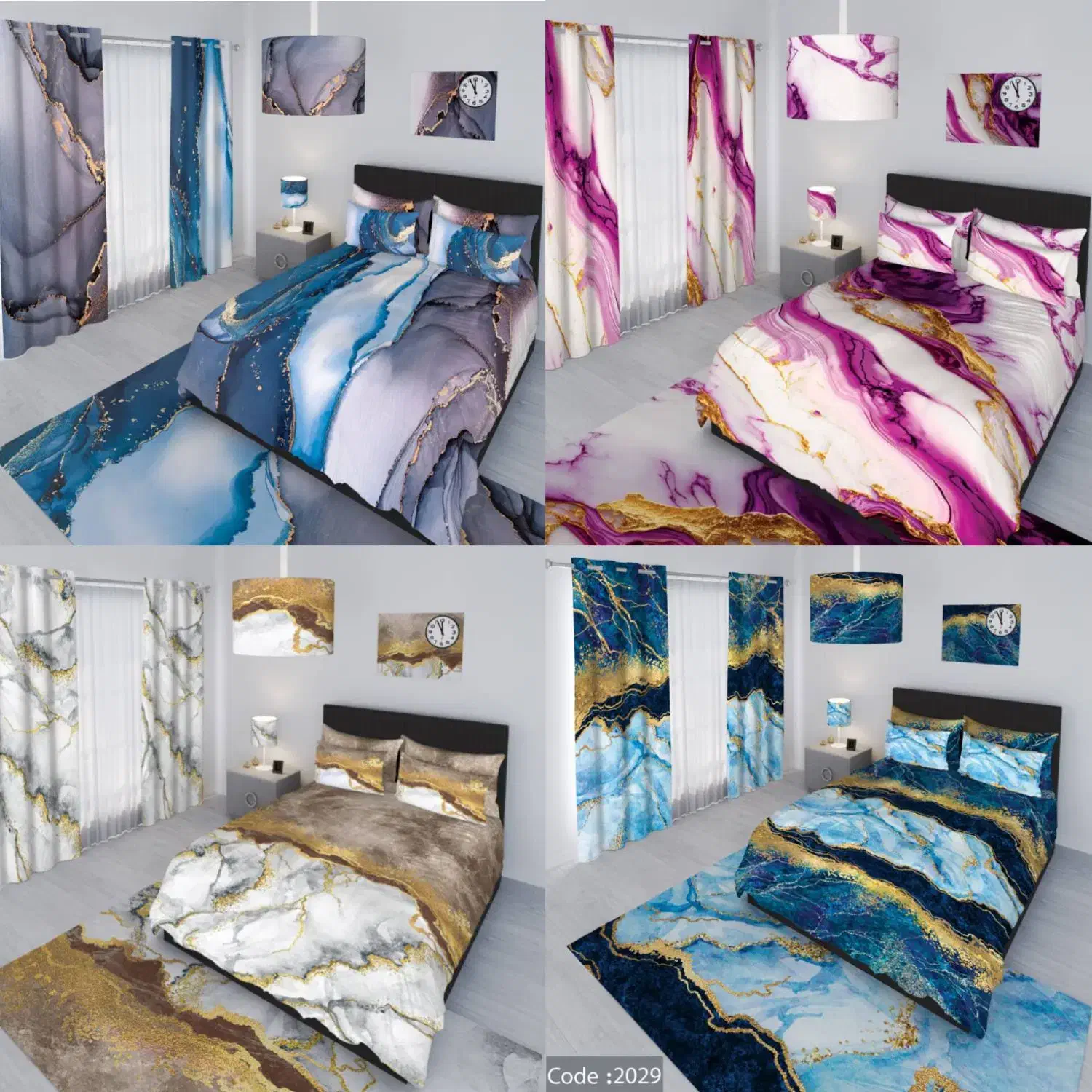 ست پرده، رو‌تختی و فرشینه|سرویس روتختی|اهواز, بهارستان|دیوار