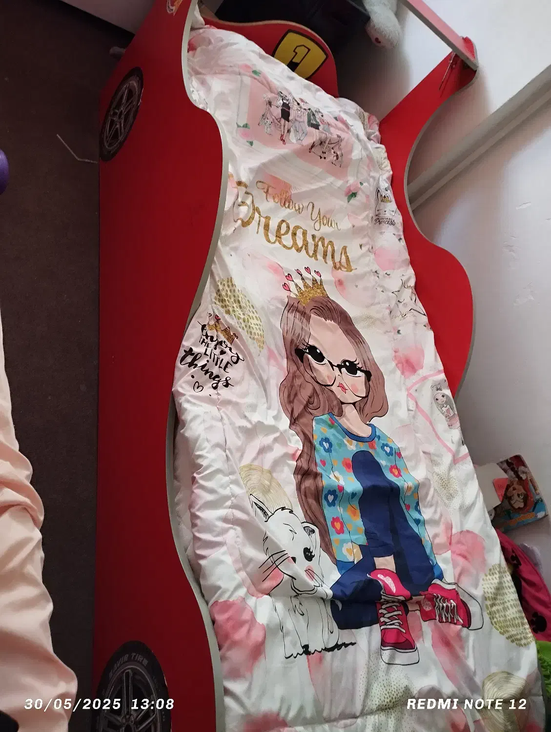 تخت یکنفره مدل ماشین بدون تشک|تخت و سرویس خواب|رشت, رشتیان|دیوار