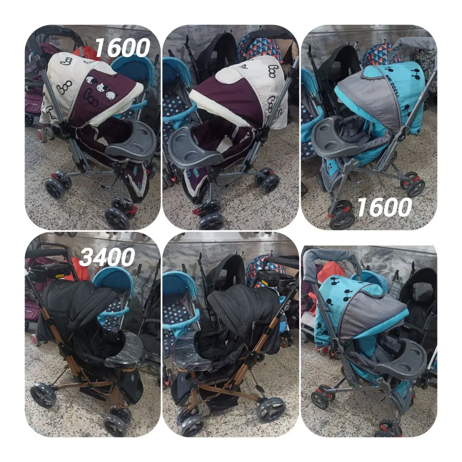 تعدادی کالسکه|کالسکه و لوازم جانبی|مشهد, عبادی|دیوار