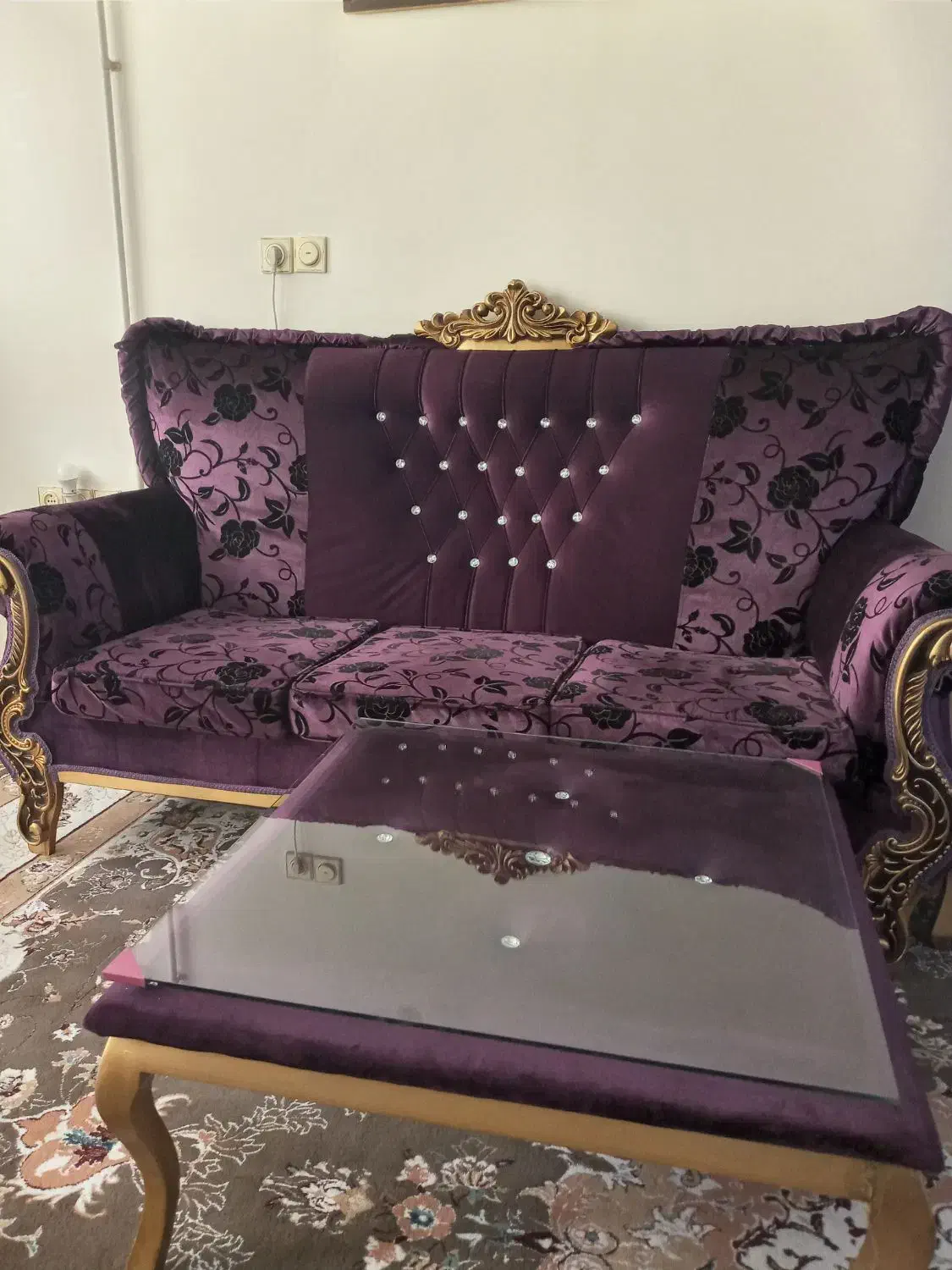 مبل نیمه سلطنتی|مبلمان خانگی و میز عسلی|رباط‌کریم, رباط‌کریم|دیوار