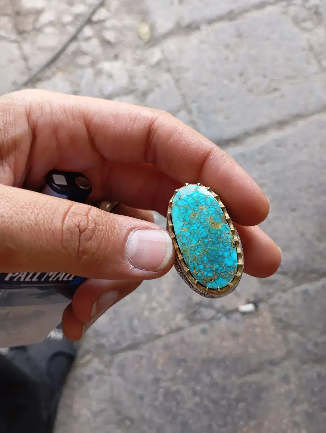 انگشتر فیروزه نیشابور کلکسیونی|جواهرات|اسلام‌شهر, شهرک واوان|دیوار