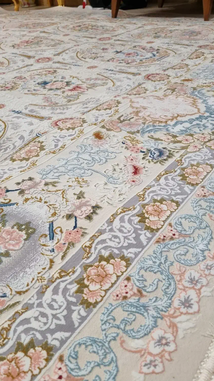 فرش ۱۲ متری ۱۲۰۰ شانه و روفرشی۱۲ متری مخمل یزد|فرش|تهران, سجاد|دیوار