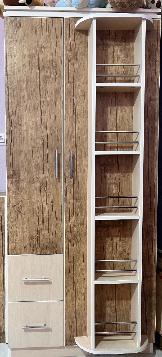 سرویس تخت و کمد نوزاد تا نوجوان|تخت و سرویس خواب|شاهرود, |دیوار