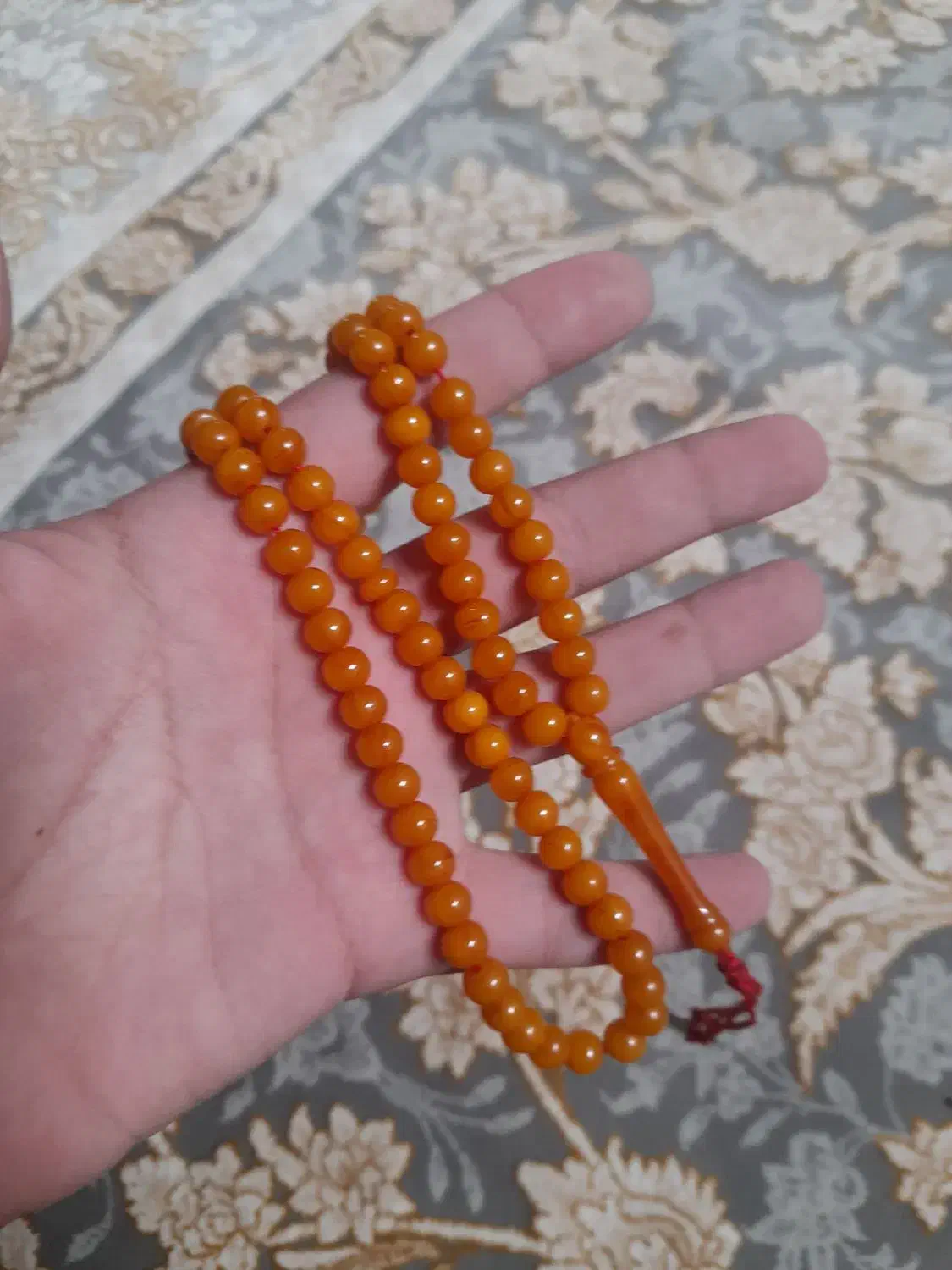 تسبیح کهربا استانبولی|کلکسیون اشیاء عتیقه|سنندج, |دیوار