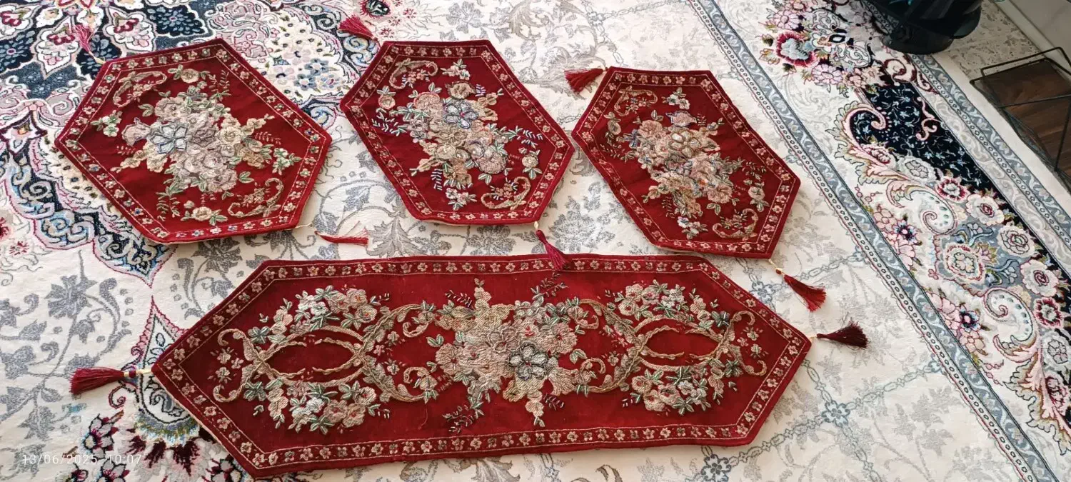 رومیزی|پرده، رانر، رومیزی|شیراز, پودنک|دیوار